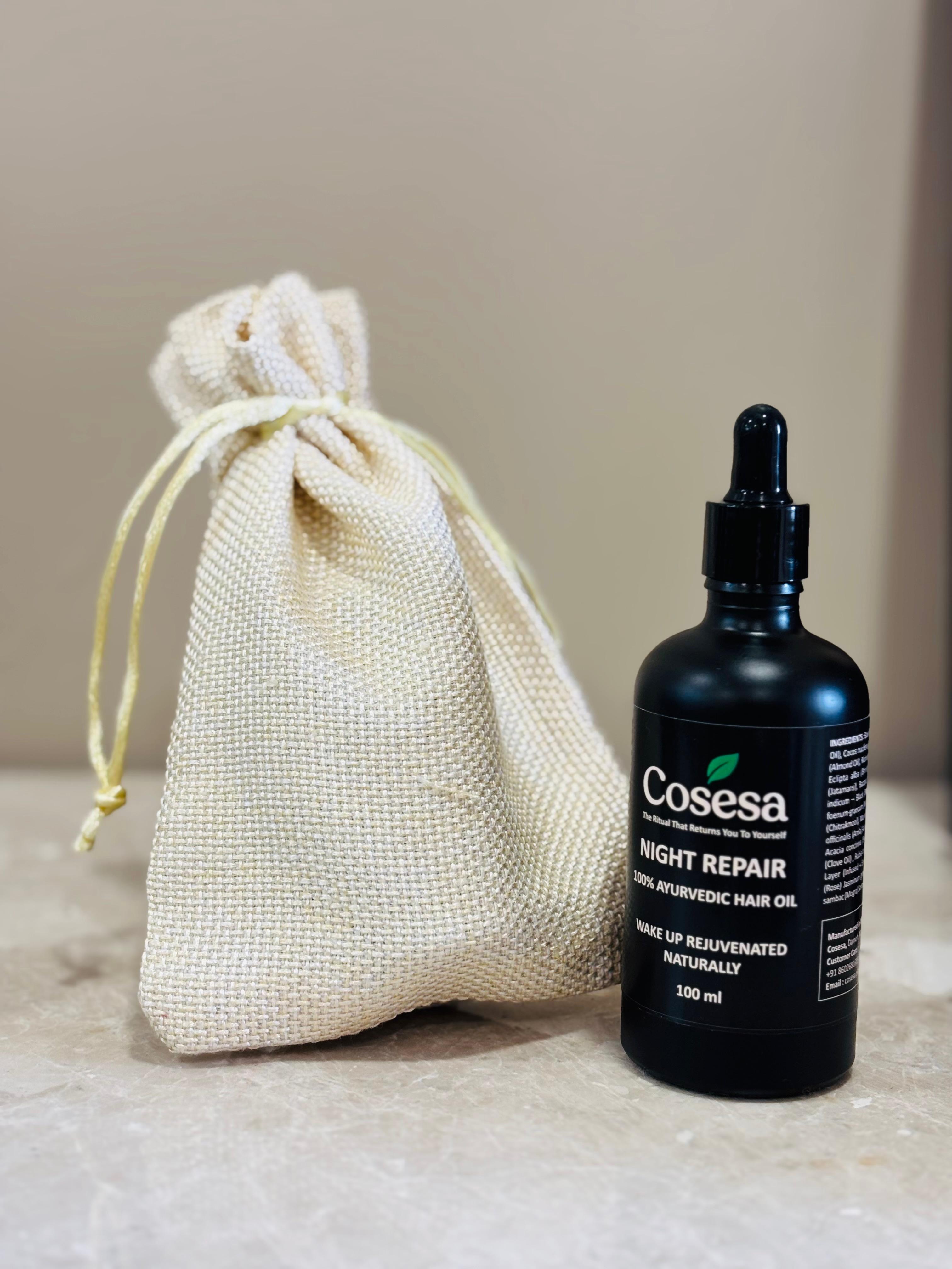 Cosesa hair oil Ritual — Ayurveda’s Secret to Timeless Hair & Inner Calm