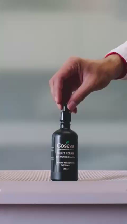 Cosesa hair oil Ritual — Ayurveda’s Secret to Timeless Hair & Inner Calm
